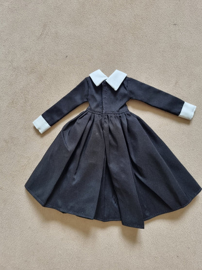 Black dress for barbie , 11.5' doll