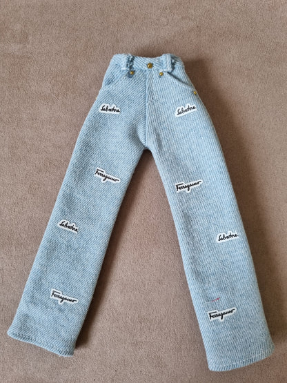 Clothes , Jean for Barbie doll