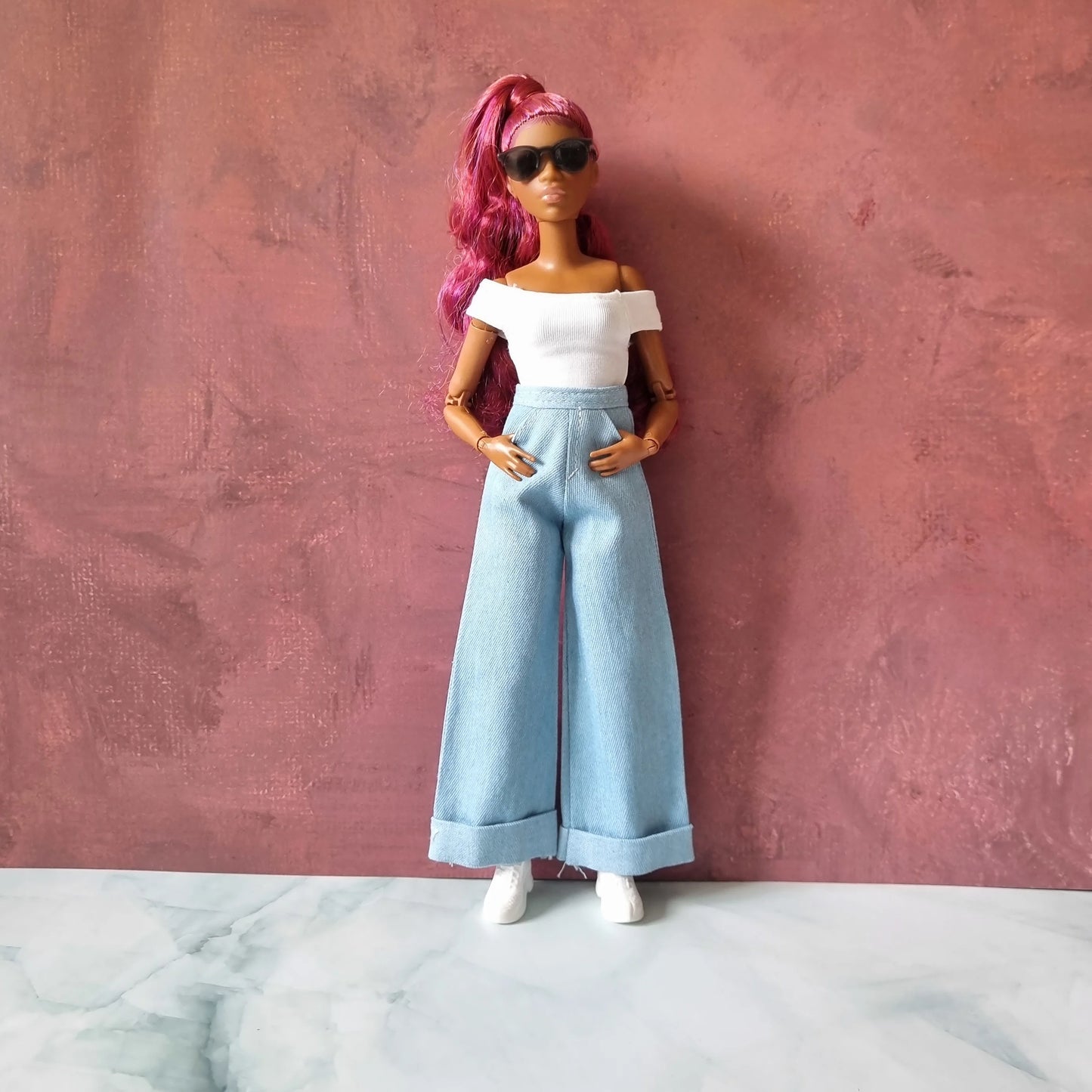 Doll jeans top on sale