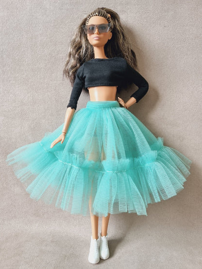 Clothes , Skirt for barbie , 11.5" doll , 1/6 doll