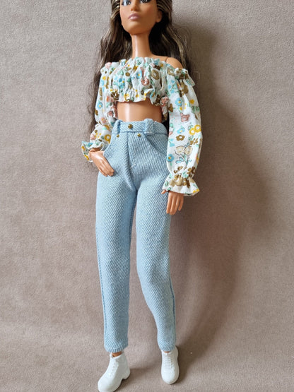 Clothes handmade for barbie , 11.5" doll , 1/6 doll