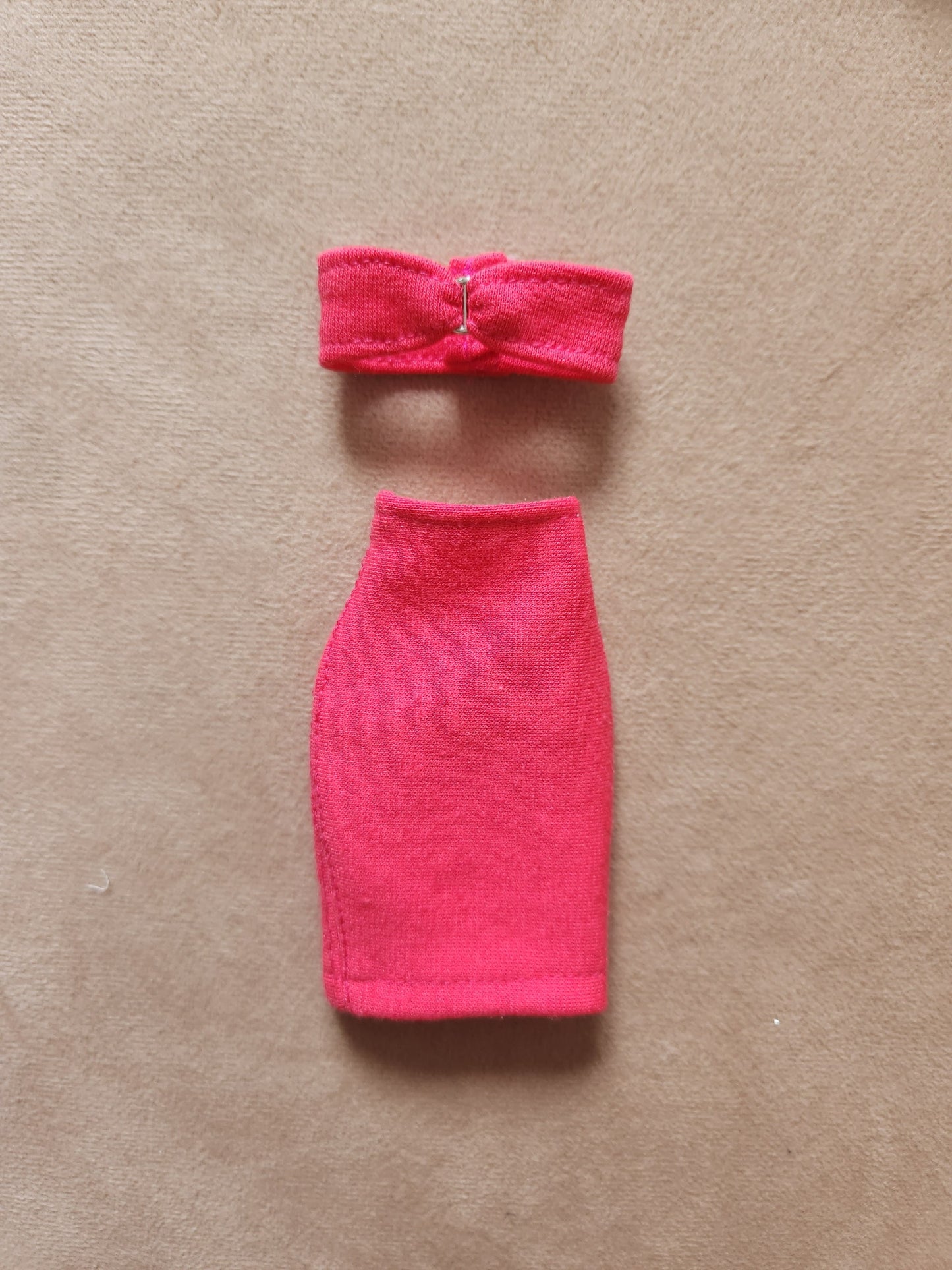 Pink , Black and Orange Suit for Barbie doll